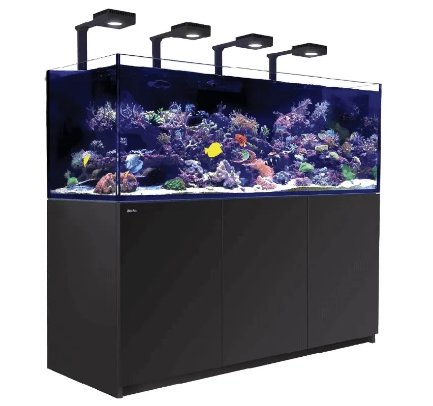 Red Sea Reefer 750 G2+ Deluxe System – Black (incl. 4 X RL 115 & Mount arms) - Aquariums