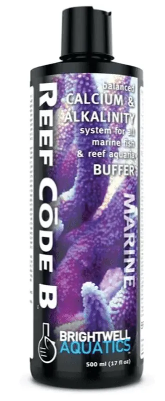 Brightwell Aquatics Reef Code B 250 mL – Balanced Calcium & Alkalinity System - Maintenance & Accessories