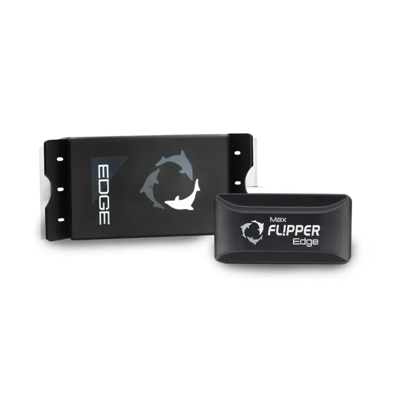 Flipper Edge: Aquarium Cleaner Tool – Max Size, Black - Maintenance & Accessories