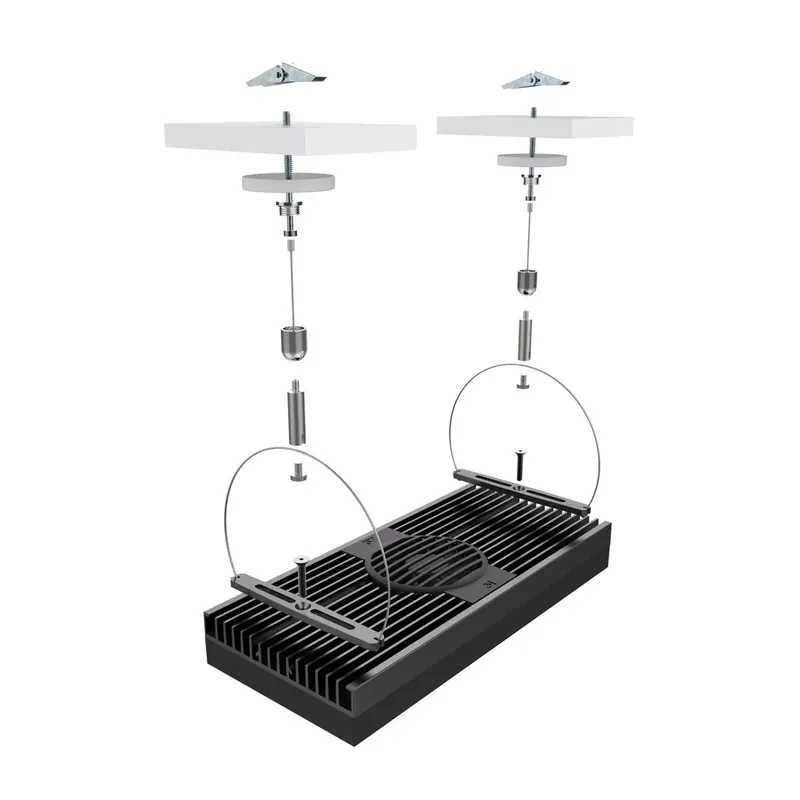 EXT Single Module Hanging Kit (Black) - Lighting