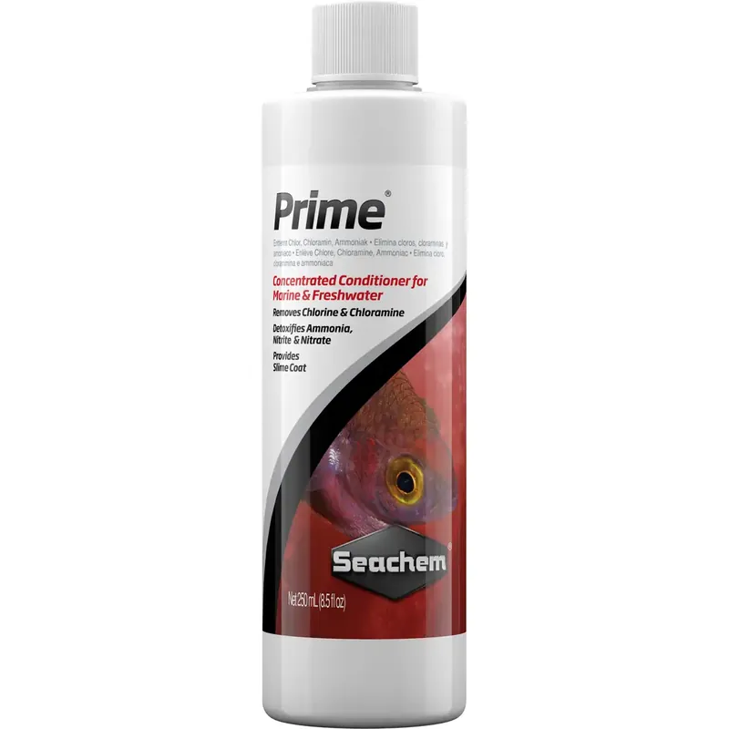 Seachem Prime Water Conditioner 250ml - Maintenance & Accessories