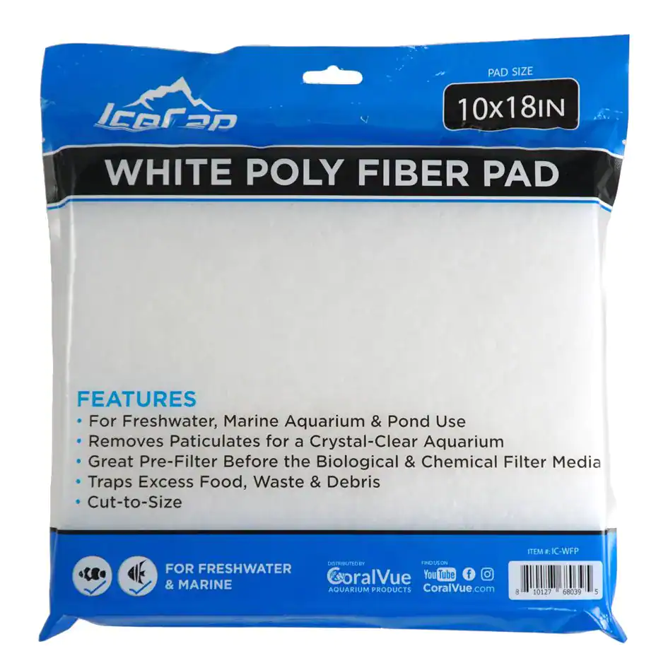 IceCap White Poly Fiber Filter Pad - Filtration & Skimmers