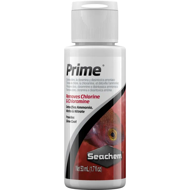Seachem Prime Water Conditioner 50ml - Maintenance & Accessories