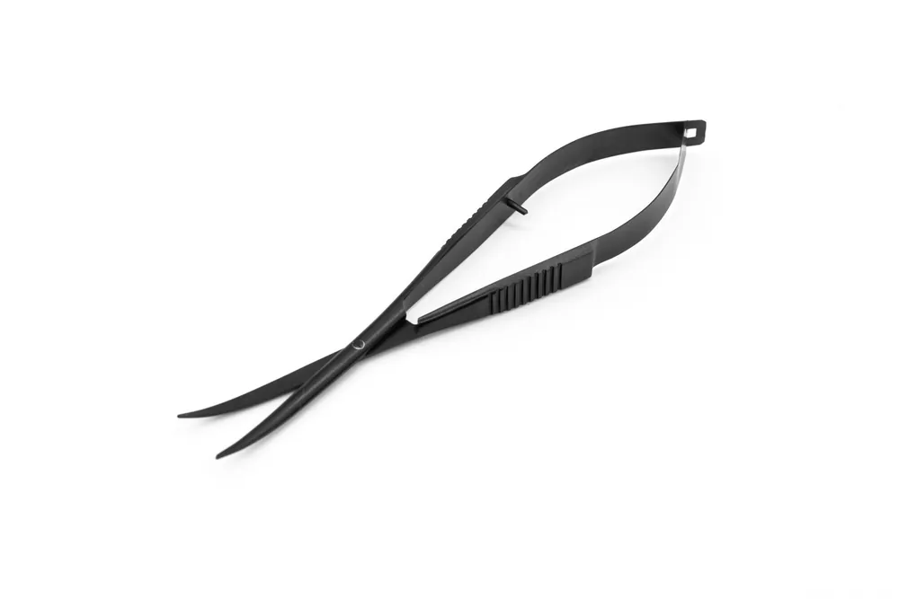 UNS Limited Black Spring Curved Scissors - UNSTOOLS