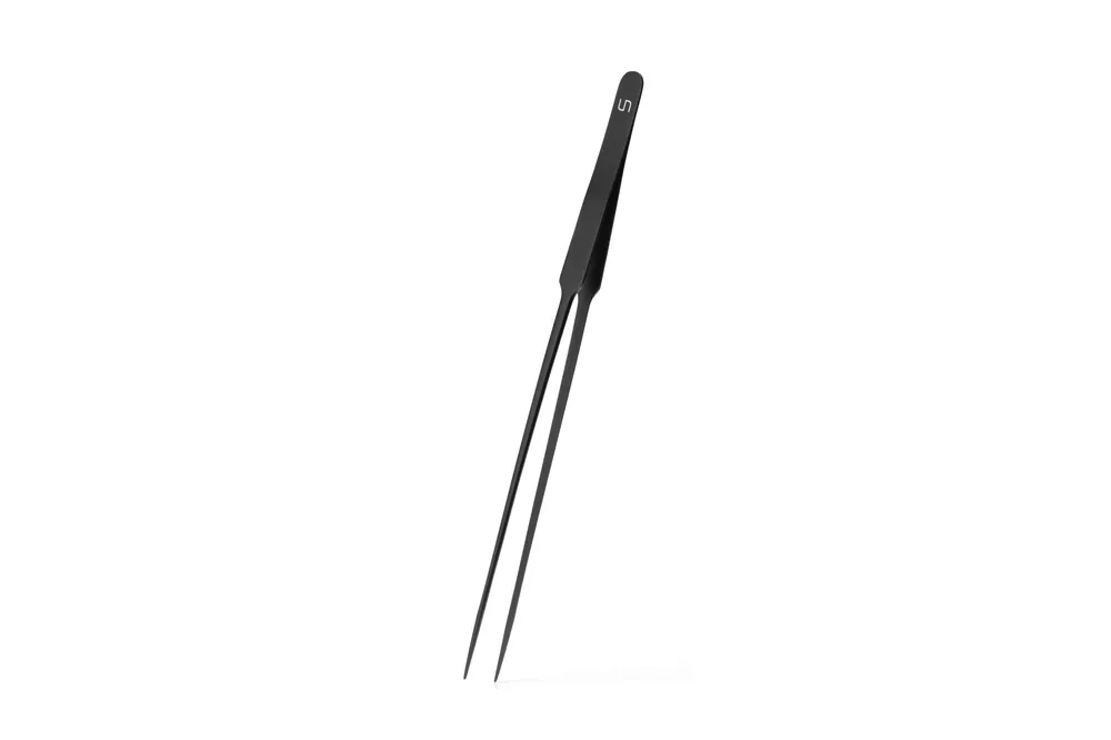 UNS Black Straight Tip Pinsettes - UNSTOOLS