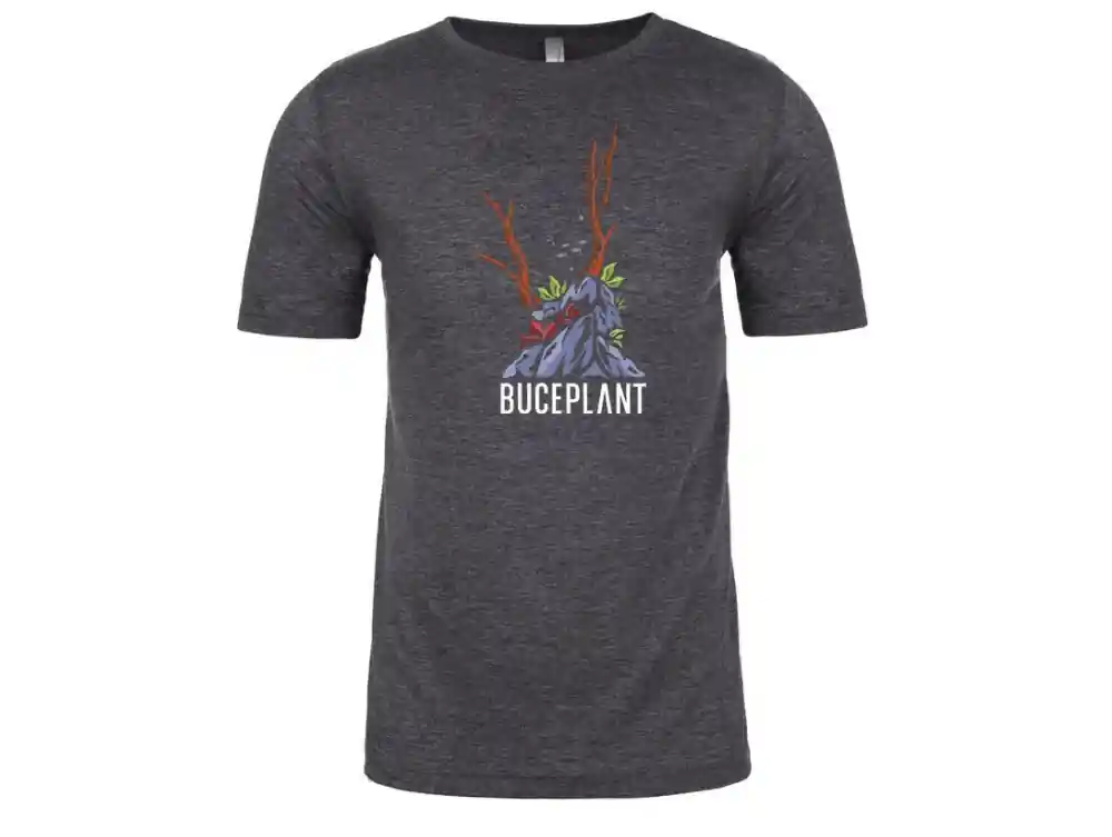 Buce Plant Scape Tee - Dark Charcoal