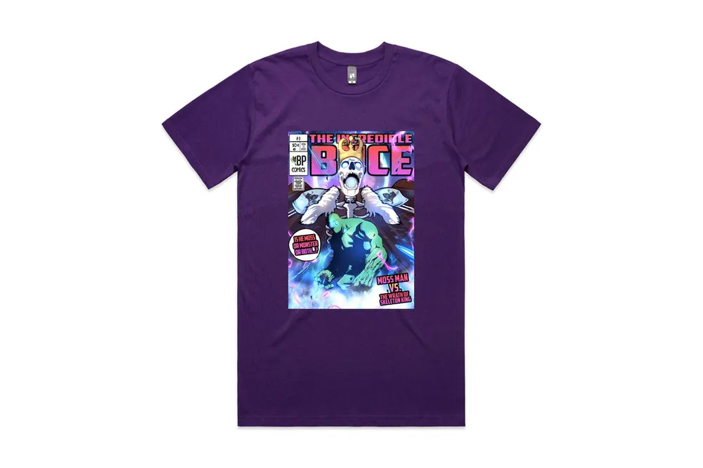 Buce Plant Moss Man Tee - Purple