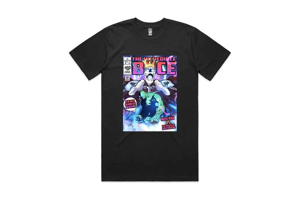 Buce Plant Moss Man Tee - Black