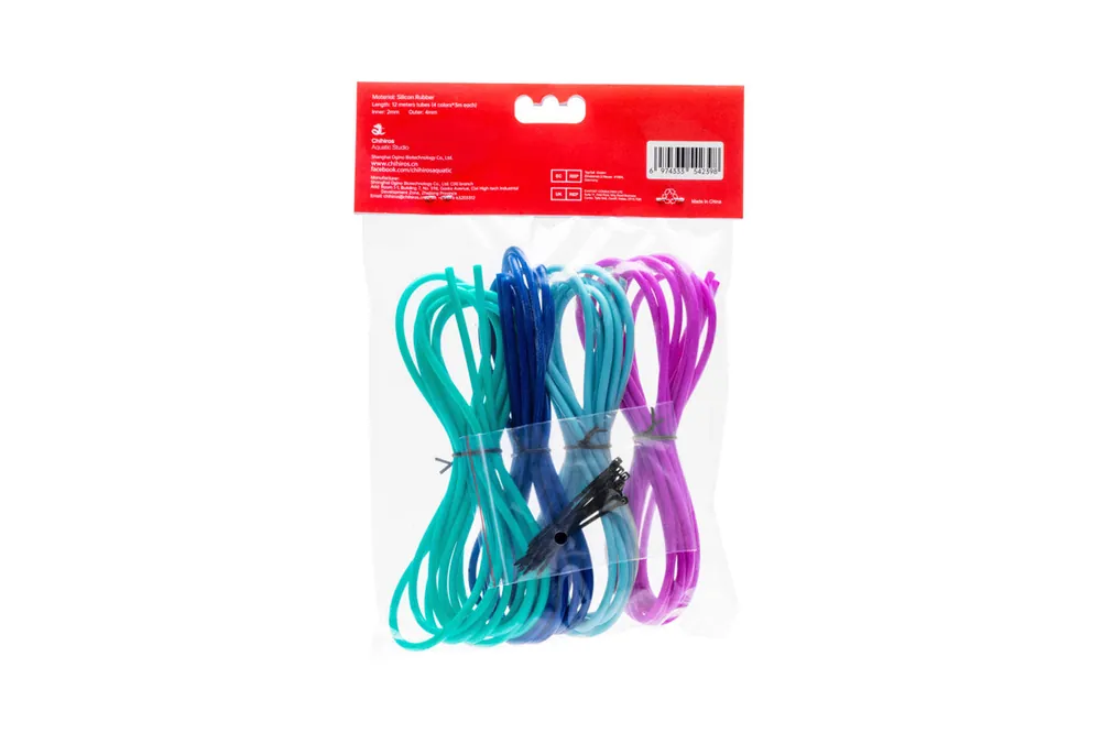 Chihiros Dosing Deluxe 4 Color Silicone Tubes