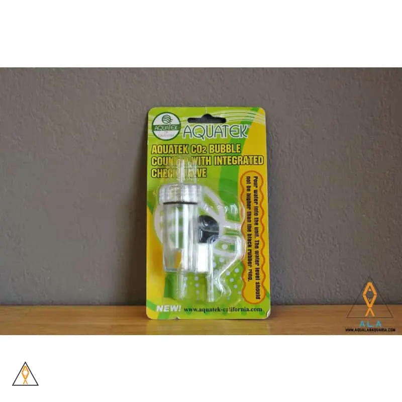 CO2 Bubble Counter and Check Valve - AquaTek