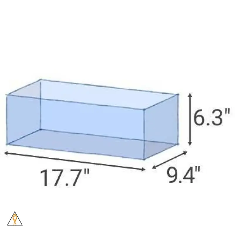 ADA 45-F (4.6 GAL) Rimless Low-Iron Cube Garden Aquarium - Aqua Design Amano