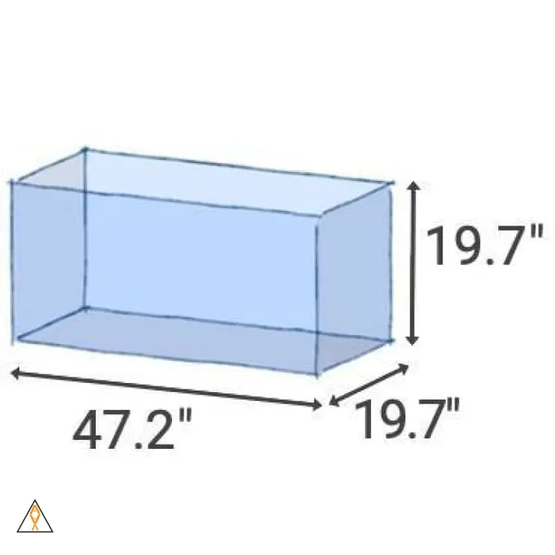 ADA 120-P (80 GAL) Rimless Low-Iron Cube Garden Aquarium - Aqua Design Amano