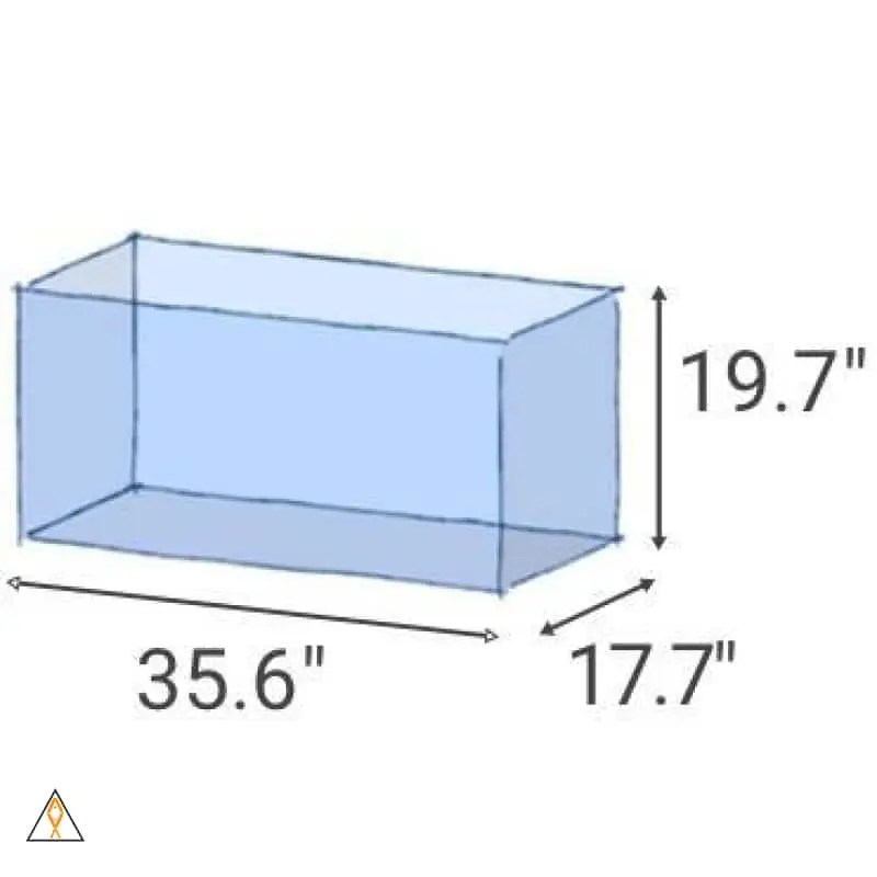Radiant (53.4 GAL) Rimless Glass Aquarium - Mr. Aqua