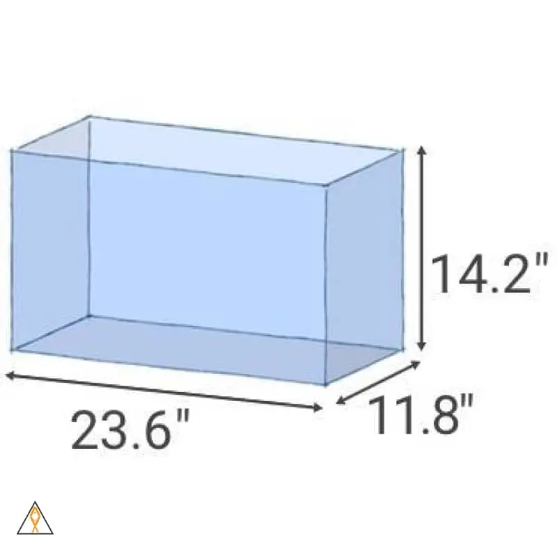 ADA 60-P (17 GAL) Rimless Low-Iron Cube Garden Aquarium - Aqua Design Amano