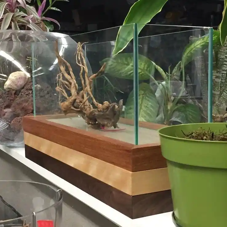 Hardwood Aquarium Pedestal - ALA