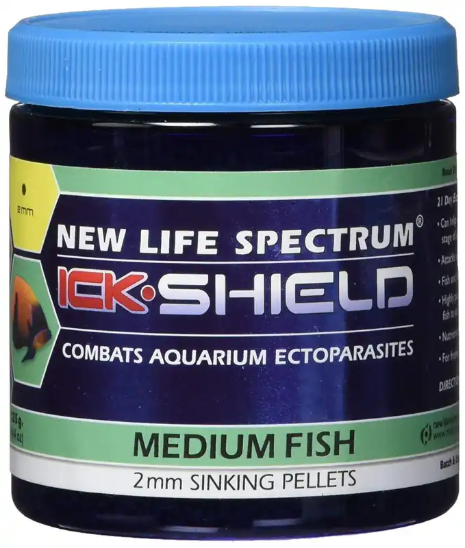 ICK SHIELD Ectoparasite Combatant 2mm Sinking Pellets - New Life Spectrum
