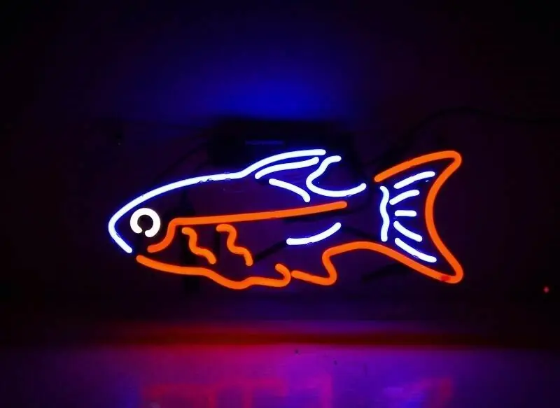 Neon Fish Sign Decoration - ALA - Aqua Lab Aquaria