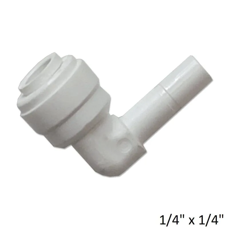 90 Degree Elbow - 1/4" Insert To Push