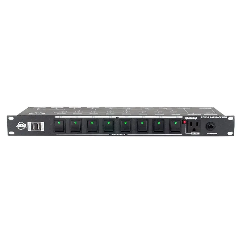 ADJ POW-R Bar RACK USB Rackmount Power Supply