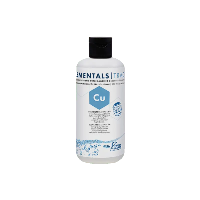 ELEMENTALS TRACE Cu - Copper - Fauna Marin
