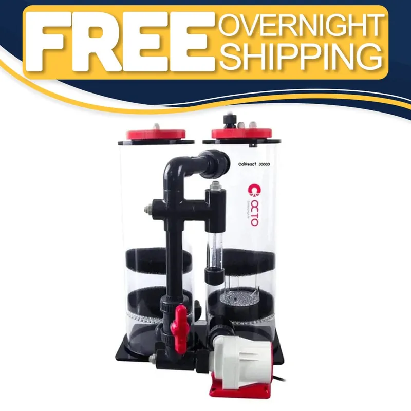 VarioS CR3000 Dual 7inch Chamber Calcium Reactor - Reef Octopus