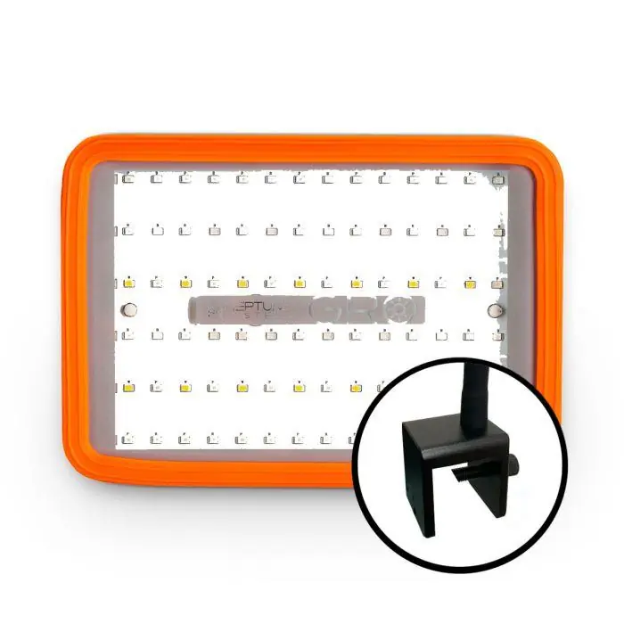 GRO Refugium Light with Flat Mount Bracket - Hardware