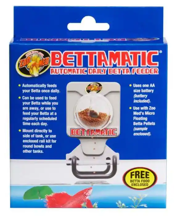 Bettamatic Automatic Daily Betta Feeder Unit - Hardware