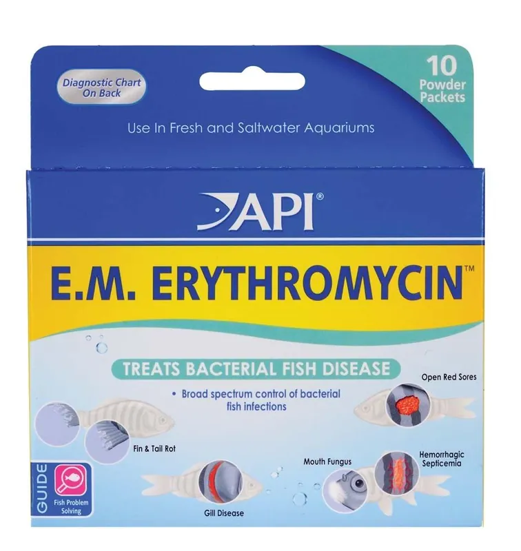 E.M. Erythromycin 10 Powder Packets - SUPPLIES