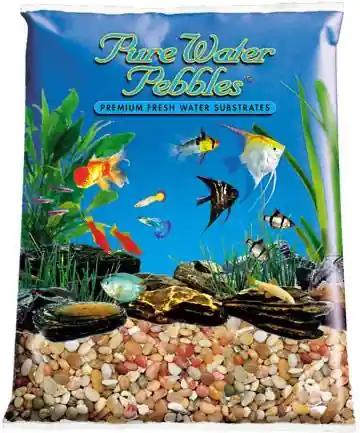 Pure Water Pebbles Cumberland River Gems 25 lb - Substrate