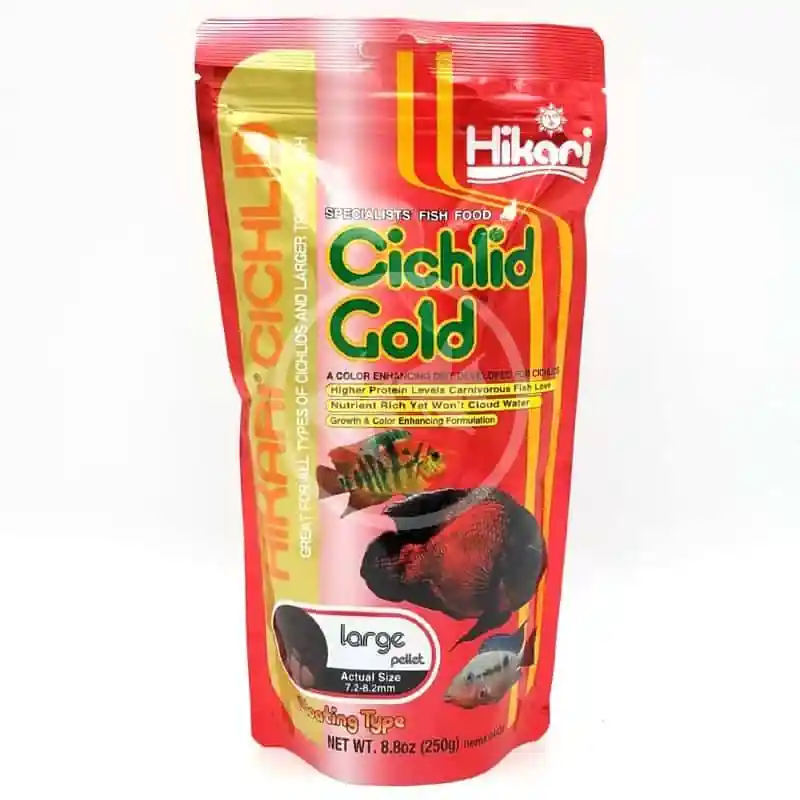 Cichlid Gold Large Pellet 8.8 oz - Foods and Vitamins
