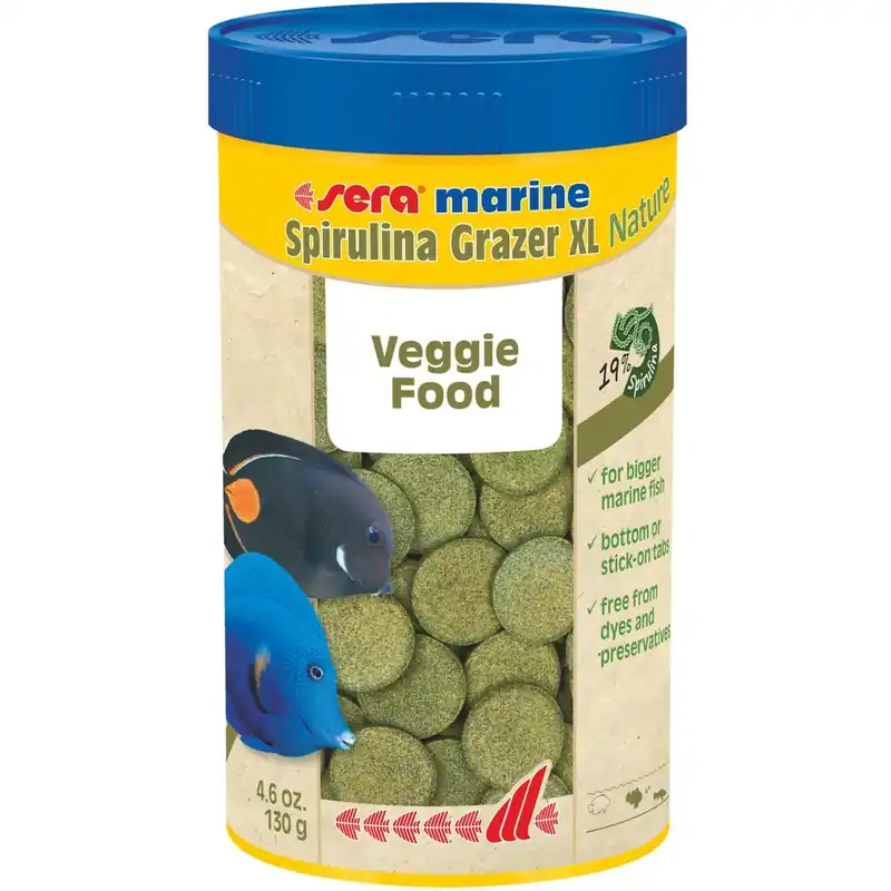 Marine Spirulina Veggie Tabs 2.1 oz - Foods and Vitamins