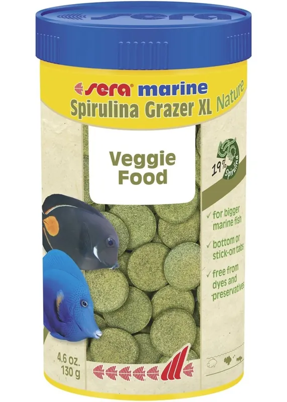 Marine Spirulina Veggie Tabs XL 4.6 oz - Foods and Vitamins