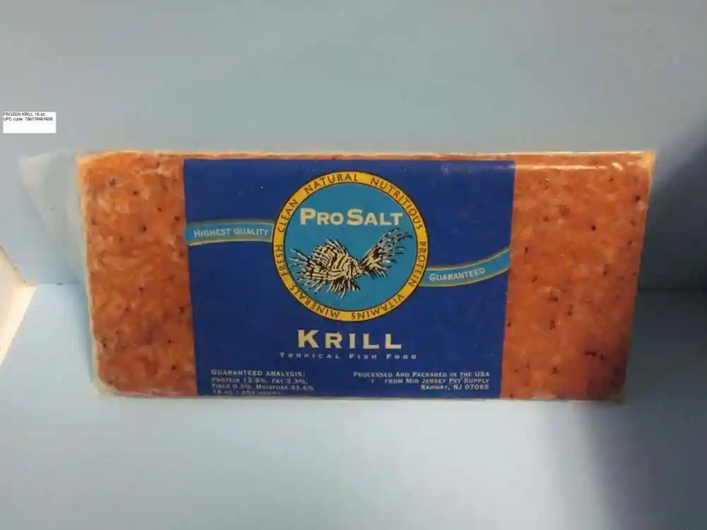 Frozen Krill 16 oz - Foods and Vitamins