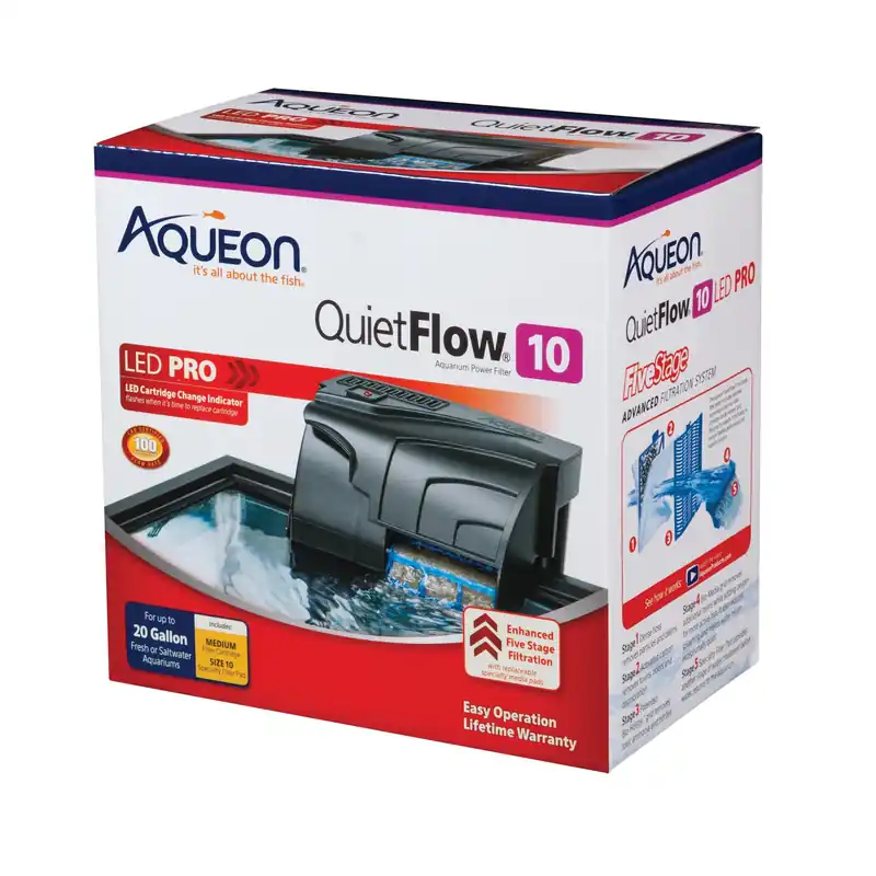 QuietFlow 10 LED Pro Filter - Hardware