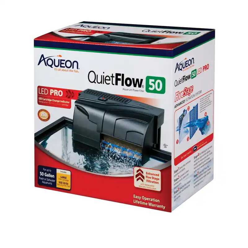 QuietFlow 50 LED Pro Filter - Hardware