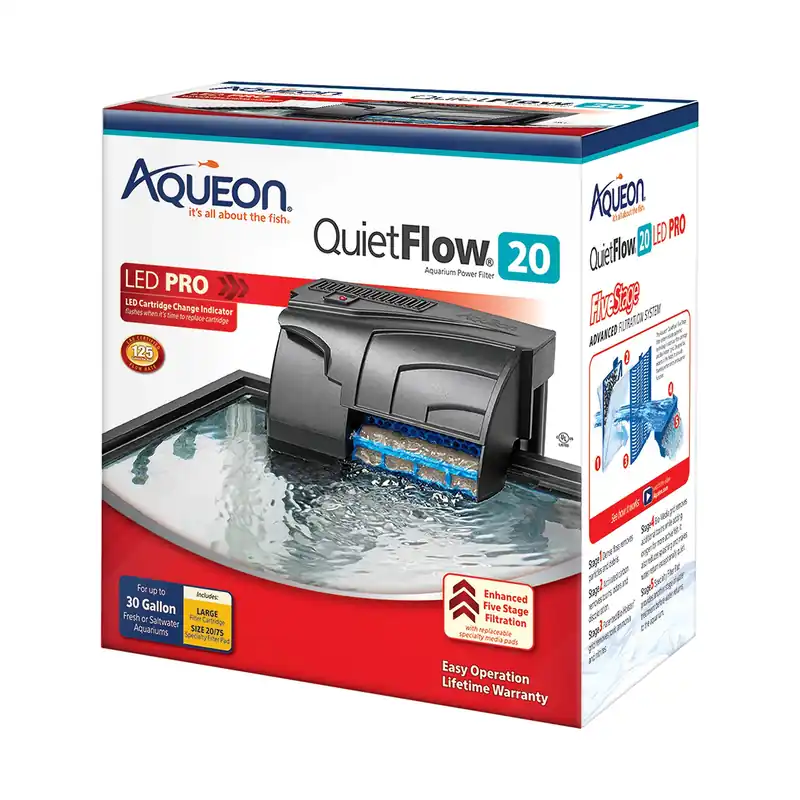 QuietFlow 20 LED Pro Filter - Hardware