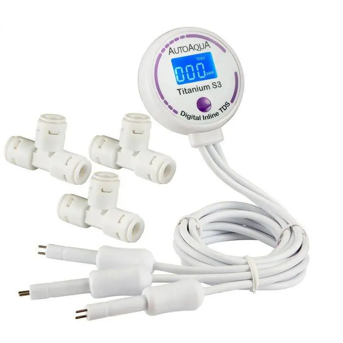 Titanium S3 – Triple Inline TDS Meter – AutoAqua - Tank Maintenance
