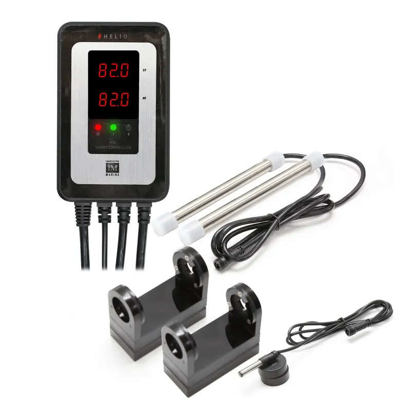 INNOVATIVE MARINE Helio 200 Watt PTC Smart Aquarium Heater – [2 x 100W] [25-50 gallons]