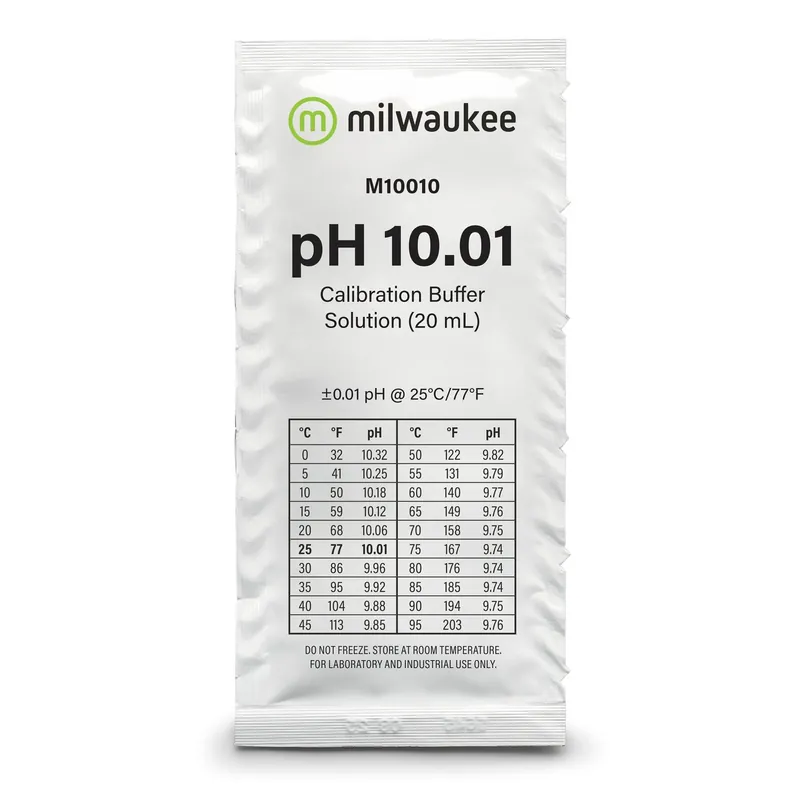 Milwaukee M10010B pH 10.01 Calibration Solution – Single - Monitors Meters and Controllers