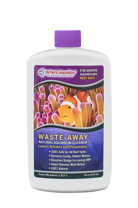Dr. Tim’s Aquatics Waste-Away Natural Aquarium Cleaner for Reef Aquarium 1ea/16 fl oz