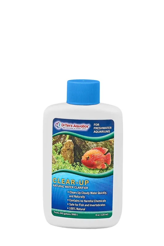 Dr. Tim’s Aquatics Clear-UP Natural Water Clarifier for Freshwater Aquarium 1ea/8 fl oz