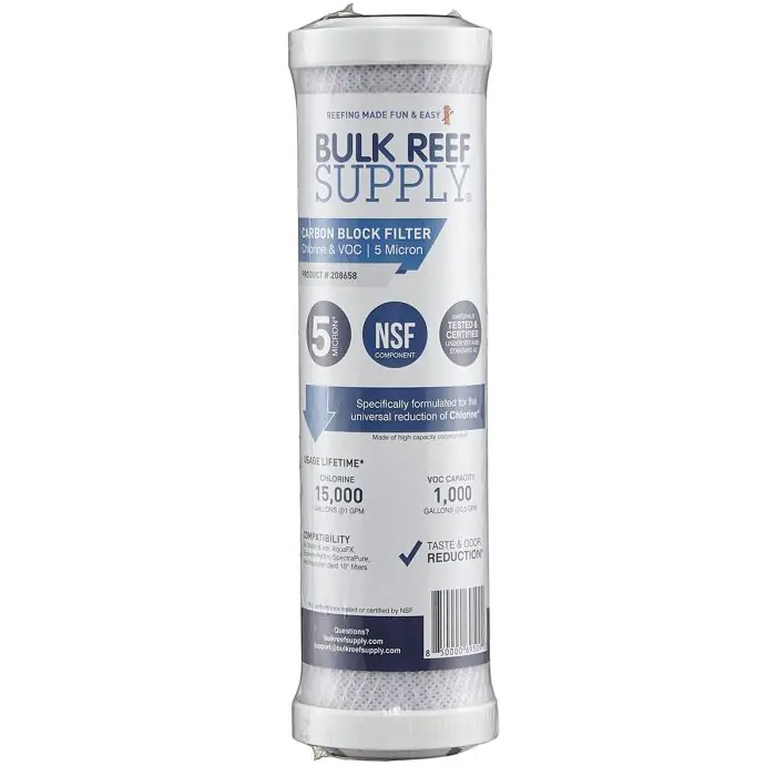 BRS Chlorine & VOC Carbon Block Filter – 5 Micron - Reverse Osmosis