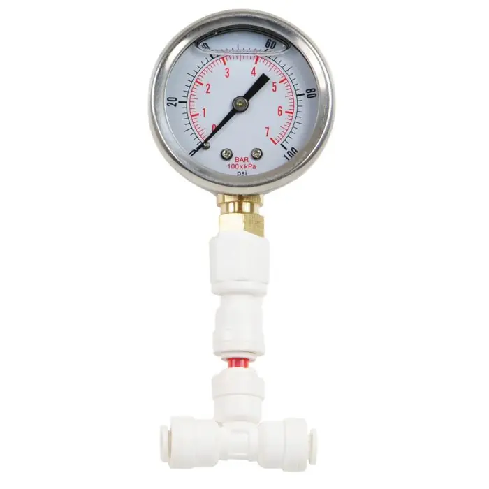 Glycerin Filled Pressure Gauge 1-100 PSI