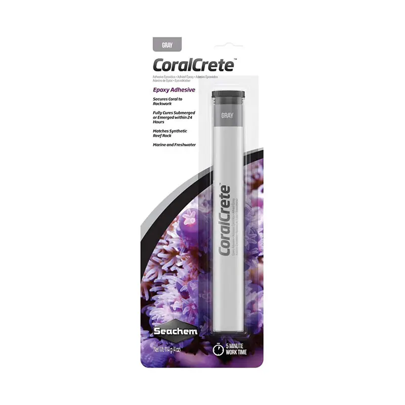 CoralCrete – Gray Underwater Epoxy Putty – Seachem - Aquariums and Aquascaping