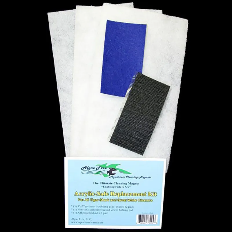 Algae Free Acrylic Pad Kit for Tiger Shark & Great White - Filters and Sumps