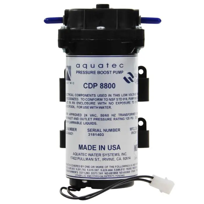 1/4″ 8800 Booster Pump – Aquatec - Reverse Osmosis