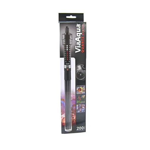 Via Aqua Quartz Heater – 300 Watts – 80 Gallon Tank - Freshwater