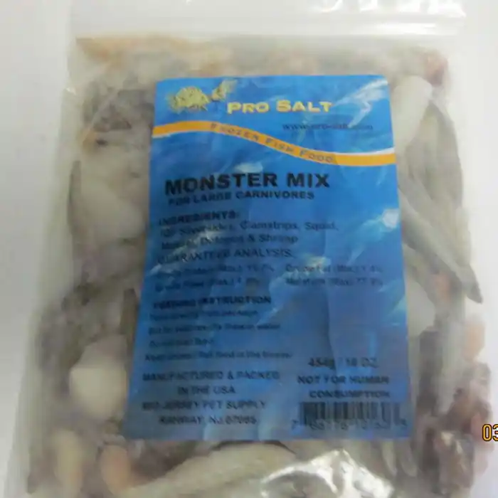 Pro Salt Monster Mixed Frozen Fish Food 1ea/16 oz - Frozen Food