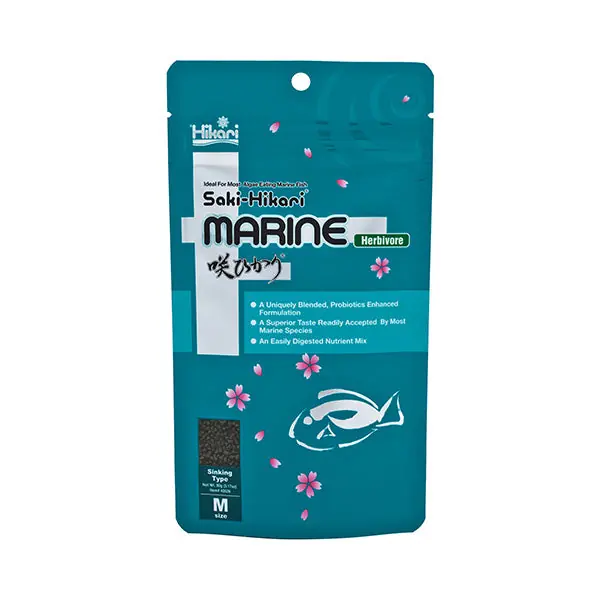 Saki Marine Herbivore - Medium Pellet - 3.17 oz.