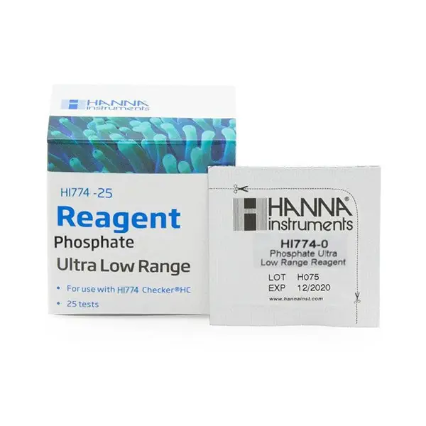 Phosphate Ultra Low Range Checker® HC Reagents (25 Tests) - Hanna Instruments
